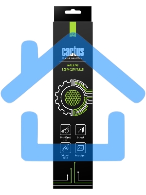 Коврик для мыши Cactus CS-MP-Pro02XL XL черный 400x300x3мм