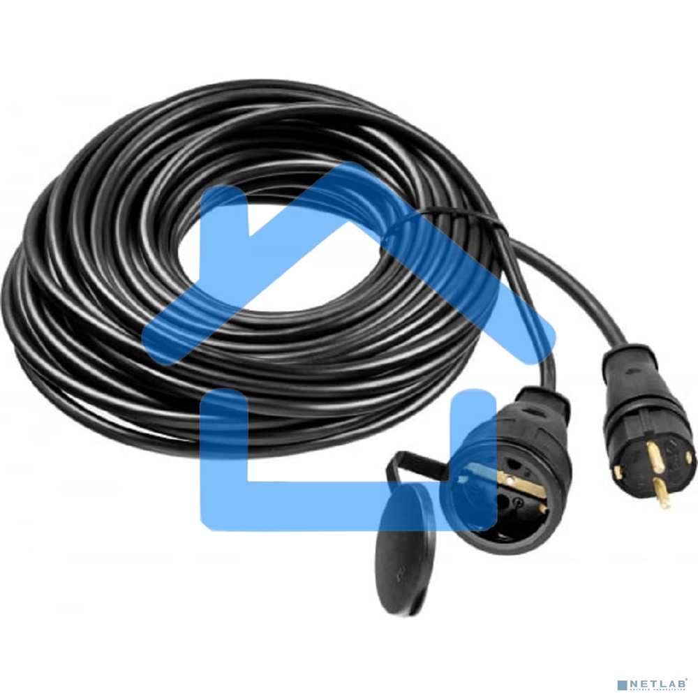 Удлинитель-шнур RC 315, 20 м, 3700 Вт, 1 гнездо, IP44, КГ 3х1,5 мм2, STAYER