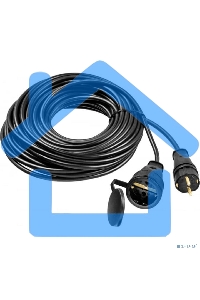 Удлинитель-шнур RC 315, 20 м, 3700 Вт, 1 гнездо, IP44, КГ 3х1,5 мм2, STAYER