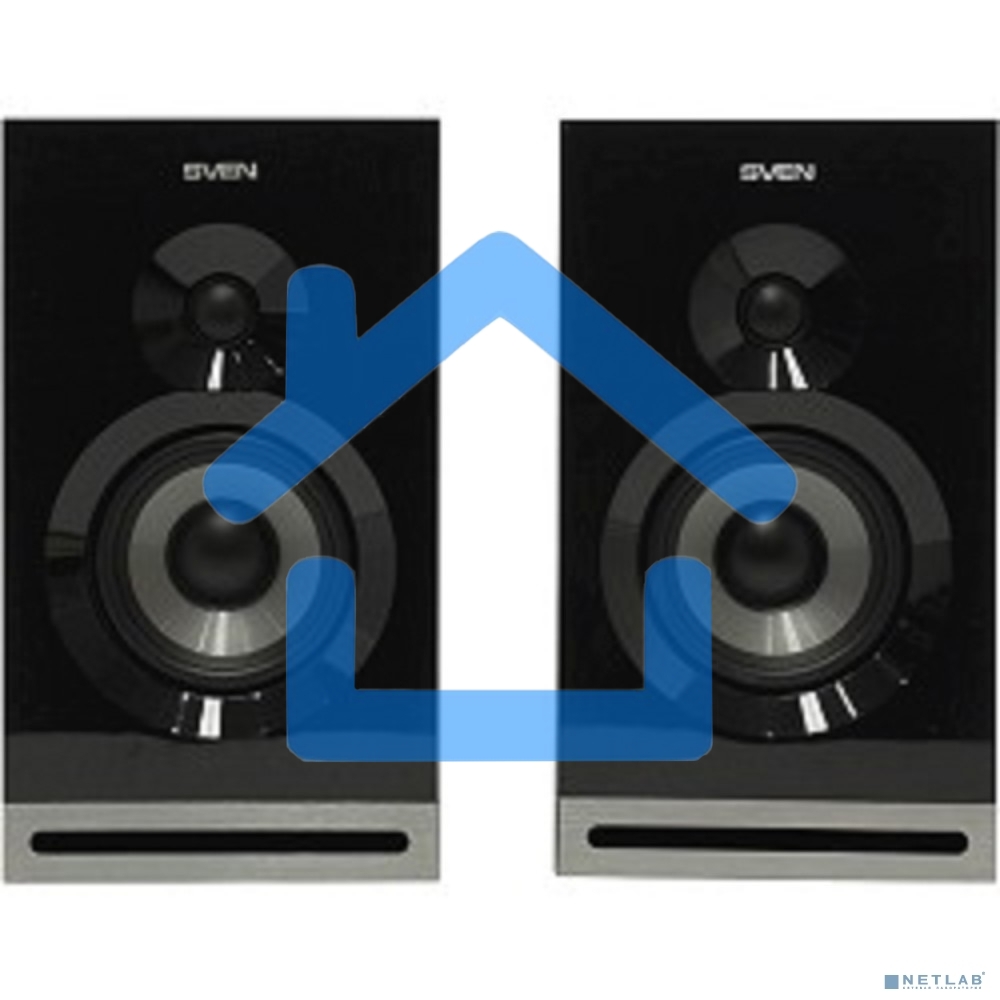 Акустическая система Sven SPS-705 2.0 черный 40Вт