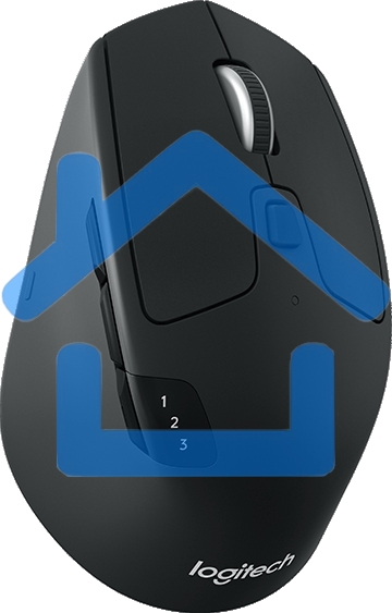 Мышь беспроводная Logitech M720 Triathlon черный, 1000 dpi, радиоканал, Bluetooth, USB, кнопки - 8