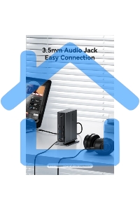 Мультифункциональная док-станция Vention USB Type C 14 в 1 с поддержкой Thunderbolt 4