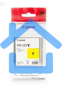 Картридж струйный Canon PFI-107Y (6708B001) желтый (130 мл) для Canon iP F680/685/780/785