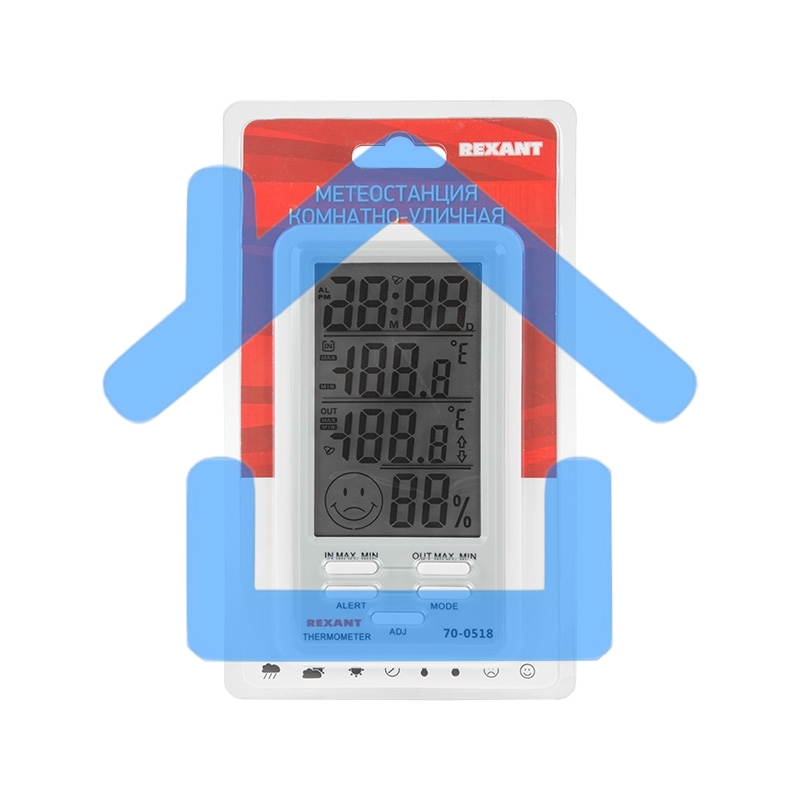 Метеостанция комнатно-уличная Rexant