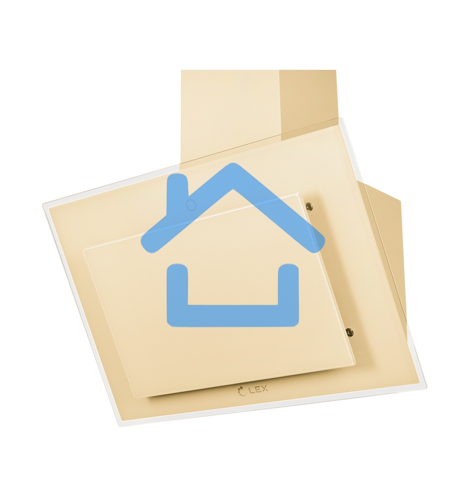 Вытяжка наклонная LEX MIKA GS 600 IVORY, 60 см, 850 куб. м/ч, 46 дБ