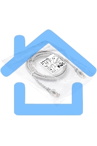 Патч-корд ExeGate EX286383RUS UTP-RJ45-RJ45-5e-2M-LSZH-GY, UTP, cat.5e, LSZH, 2м, серый