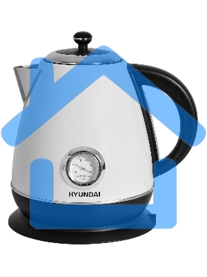 Чайник электрический Hyundai HYK-S4502 1.7л. 2200Вт жемчужный/черный (корпус: нержавеющая сталь/пластик)