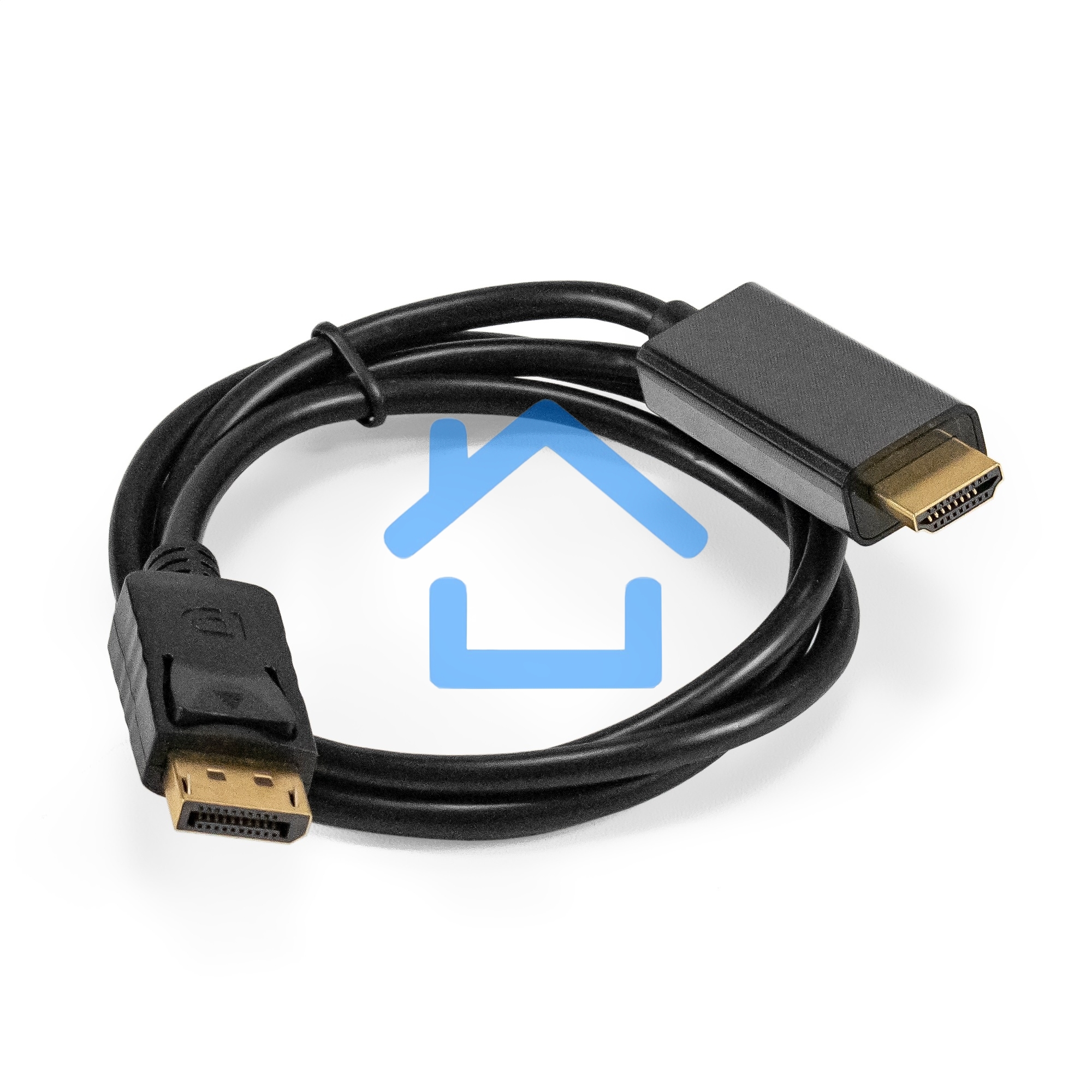 Кабель DisplayPort-HDMI ExeGate EX-CC-DP-HDMI-1.0 (20M/19M, 1,0м, экран)