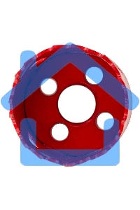 Коронка Matrix BIMETAL, 44 мм