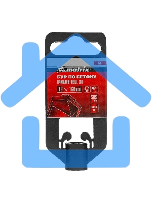 Бур по бетону Matrix, 16 х 160 мм, SDS PLUS