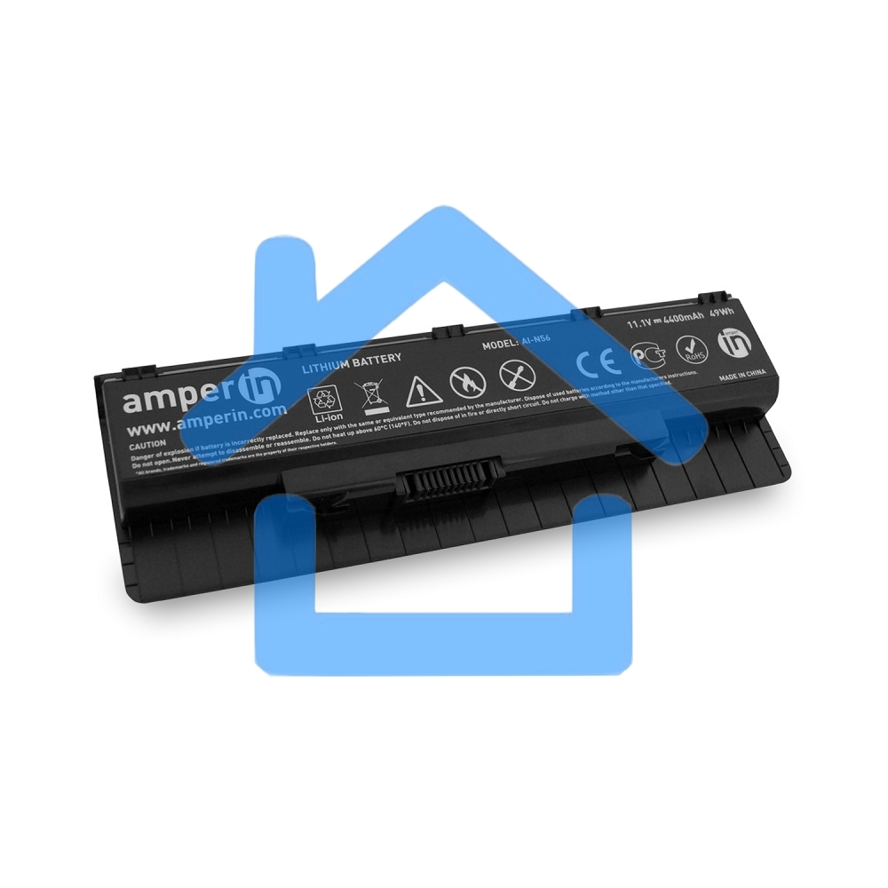 Аккумуляторная батарея Amperin для ноутбука Asus N Series 11.1v 4400mAh 49Wh