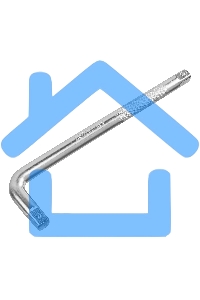 Вороток Г-образный, 250*50 мм, квадрат 1/2