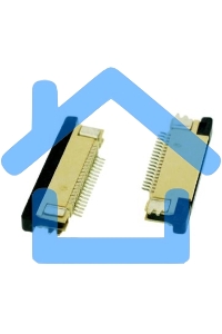 Разъем FPC  Half Coverage Bottom Contact 1.0K-BX-24PWB 24 pin высота 2мм шаг 1мм