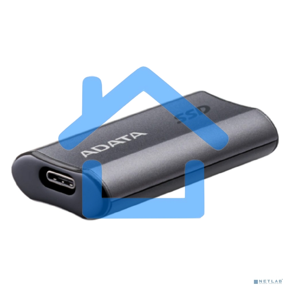 Твердотельный диск A-DATA External SC750 серый SC750-500G-CCBK 500Gb USB 3.2 Gen 2 Type-C, R/W -1050/1000 MB/s