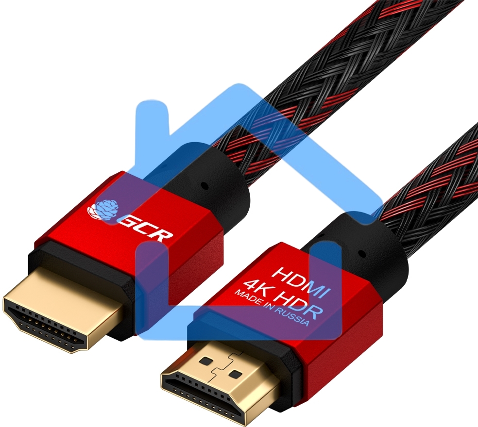 Кабель Greenconnect 1.5m Greenconnect HDMI 2.0, BICOLOR нейлон, AL корпус красный, HDR 4:2:2, Ultra HD, 4K 60 fps 60Hz/5K*30Hz, 3D, AUDIO, 18.0 Гбит/с, 28AWG