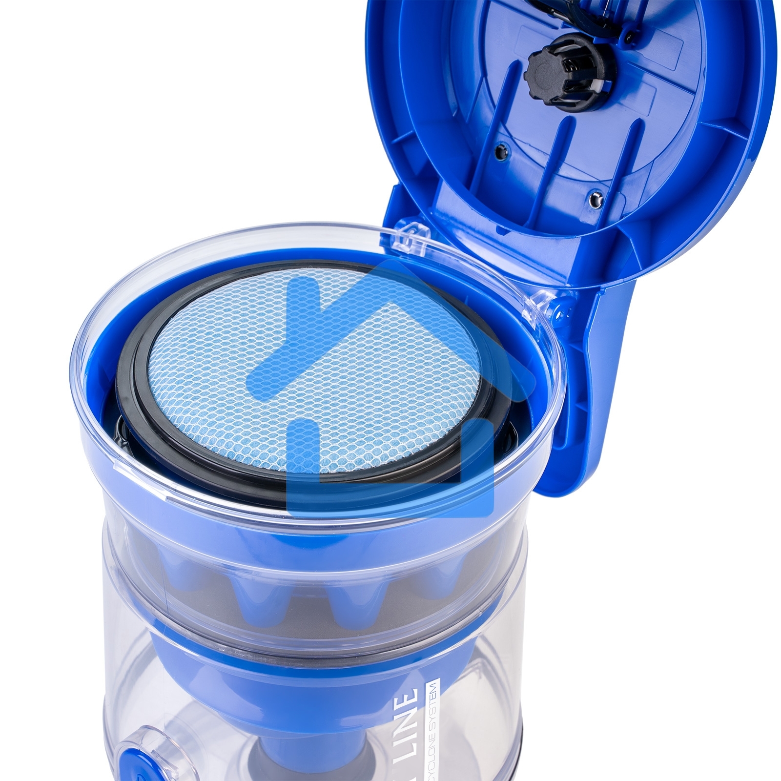 Пылесос Galaxy Line GL 6259 синий/серый, 500/2200 Вт, уборка сухая, пылесборник контейнер 2 л