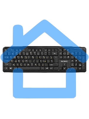 Клавиатура ExeGate Professional Standard LY-331L2-OEM (USB, полноразмерная, влагозащищенная, 104кл., Enter большой, длина кабеля 2,2м, черная, brown box)