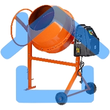 Бетоносмеситель Сибртех БСН-160 500 Вт, 160 л, чугунный венец