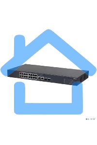 Коммутатор Dahua DH-CS4220-16GT-190 16x100Мбит/с 2x1Gbит/с 2xКомбо(1000BASE-T/SFP) управляемый