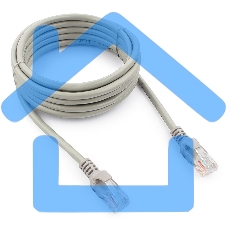 Патч-корд UTP Cablexpert кат.5e, 3м, литой, многожильный (серый)