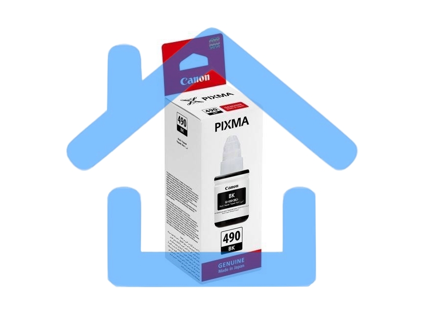 Чернила Canon GI-490BK 0663C001 черный для Canon Pixma G1400/2400/3400 (135мл)