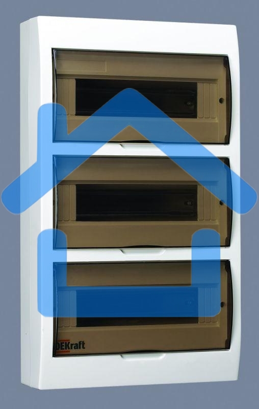 Корпус пластиковый навесной 36мод. IP41 ЩРН-П-36 DEKraft 31014DEK