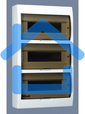 Корпус пластиковый навесной 36мод. IP41 ЩРН-П-36 DEKraft 31014DEK
