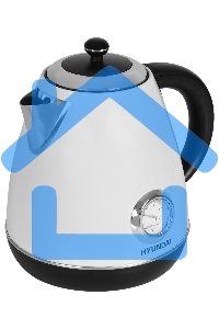 Чайник электрический Hyundai HYK-S4502 1.7л. 2200Вт жемчужный/черный (корпус: нержавеющая сталь/пластик)