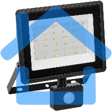 Прожектор Iek LPDO602-50-65-K02 СДО 06-50Д светодиодный черный с датчиком движения IP54 6500K