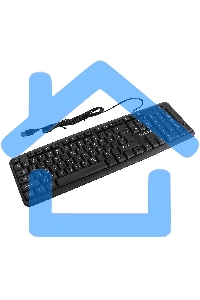 Клавиатура ExeGate Professional Standard LY-331L2-OEM (USB, полноразмерная, влагозащищенная, 104кл., Enter большой, длина кабеля 2,2м, черная, brown box)