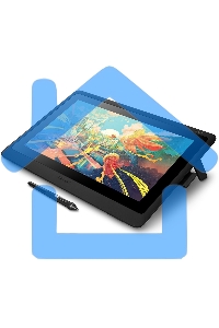 Графический планшет-монитор Wacom Cintiq 22 LED HDMI черный