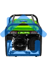 Электрогенератор бензиновый СИБРТЕХ БС-2500, 2.2 кВт, 95 дБ, 36.8 кг