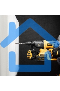 Бур по бетону Denzel двойная спираль, Cobalt W-tip, 16x160 мм, SDS PLUS