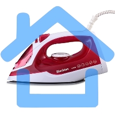 Утюг Blackton Bt SI2110 White-Red. 1200 Вт, Резервуар для воды 200 мл, Постоянная подача пара 18 г/мин, Антипригарная подошва, Индикация готовности к работе, Защита от перегрева, Шарнирное вращение шнура на 360', Длина сетевого шнура 1.6 м