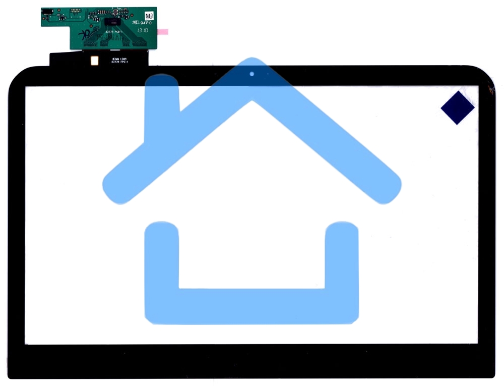 Сенсорное стекло (тачскрин) для Dell 5377R PCB-1 черный