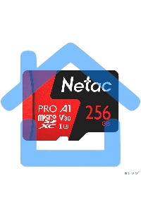 Флеш Карта MicroSD card Netac P500 Extreme Pro 256Gb, retail version w/SD adapter