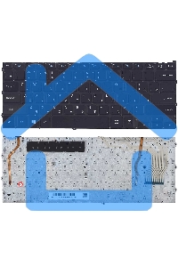 Клавиатура для ноутбука Samsung NP940X3G, черная с подсветкой