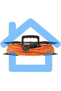 Удлинитель-шнур силовой Garden Series, б/з, ПВС, 20м, 1 розетка, 2*1,5 мм Denzel