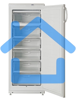 Морозильная камера Atlant M-7184-003, белый, 240л, 6 ящиков