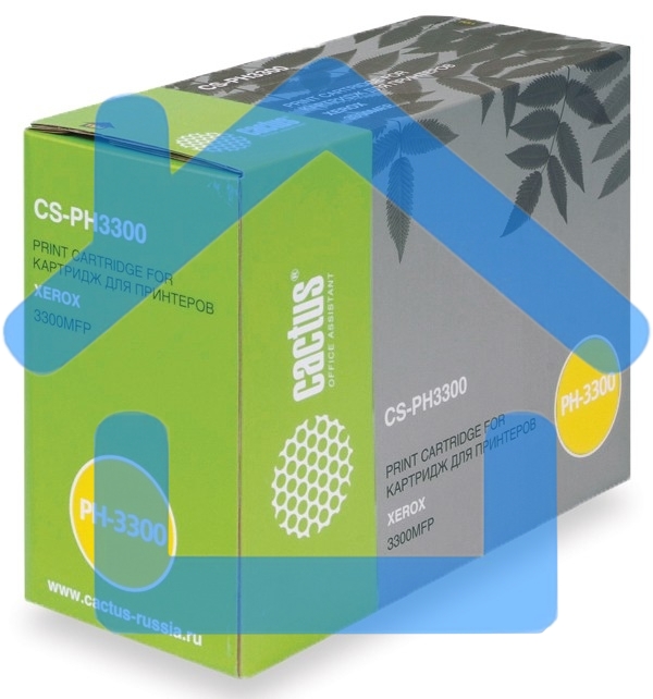 Картридж лазерный Cactus CS-PH3300 (106R01412) черный (8000 стр.) для Xerox Phaser 3300 MFP X