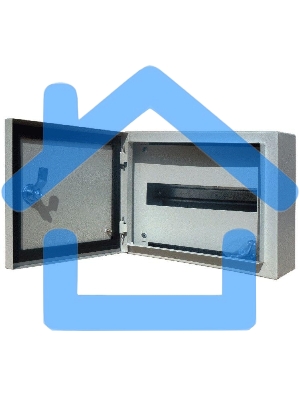 Корпус металлический навесной 250х300х120 12мод. IP54 ЩРН-12 DEKraft 30250DEK