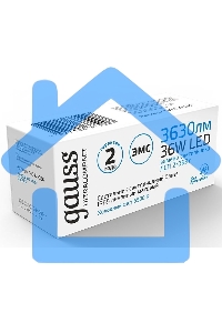 Светильник LED Gauss ДСП 36Вт 6500К IP65 линейный мат. (аналог ЛСП 2х36Вт)