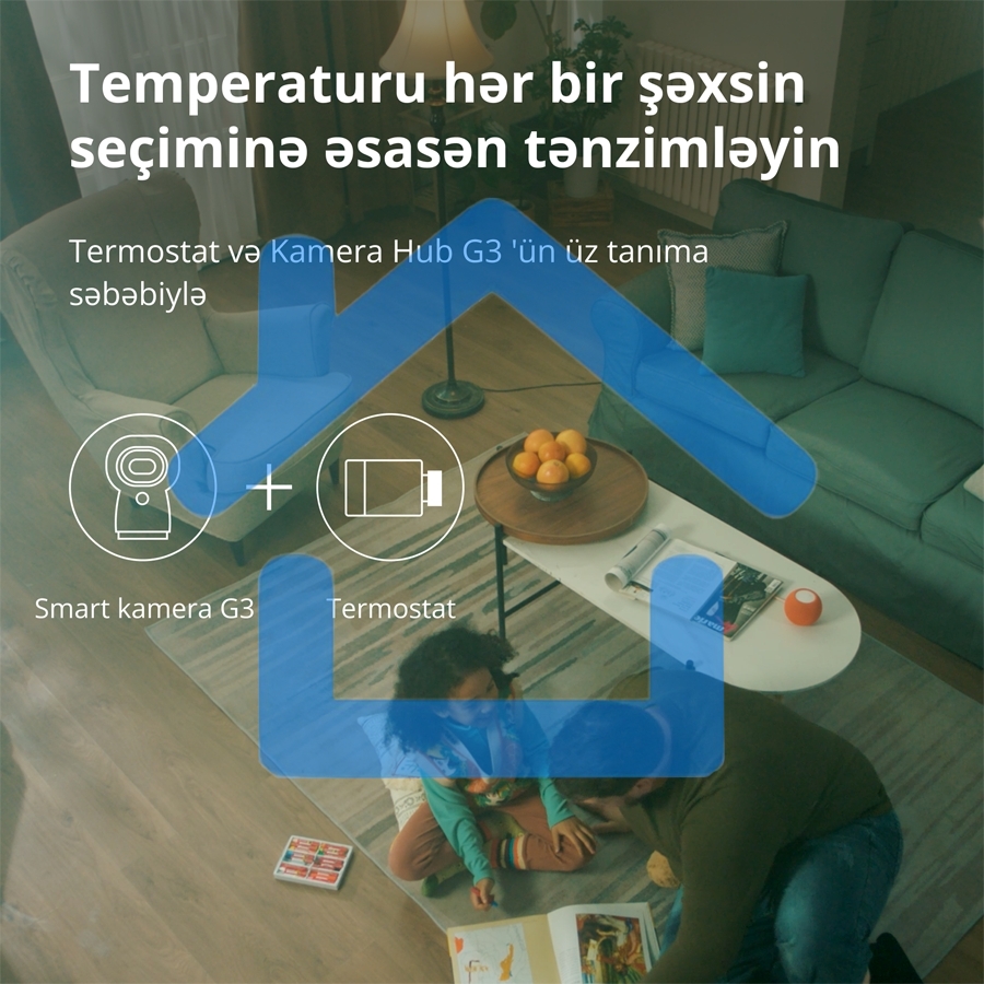Термоголовка Aqara Smart Radiator Thermostat E1 (SRTS-A01) для радиат. резьбовой