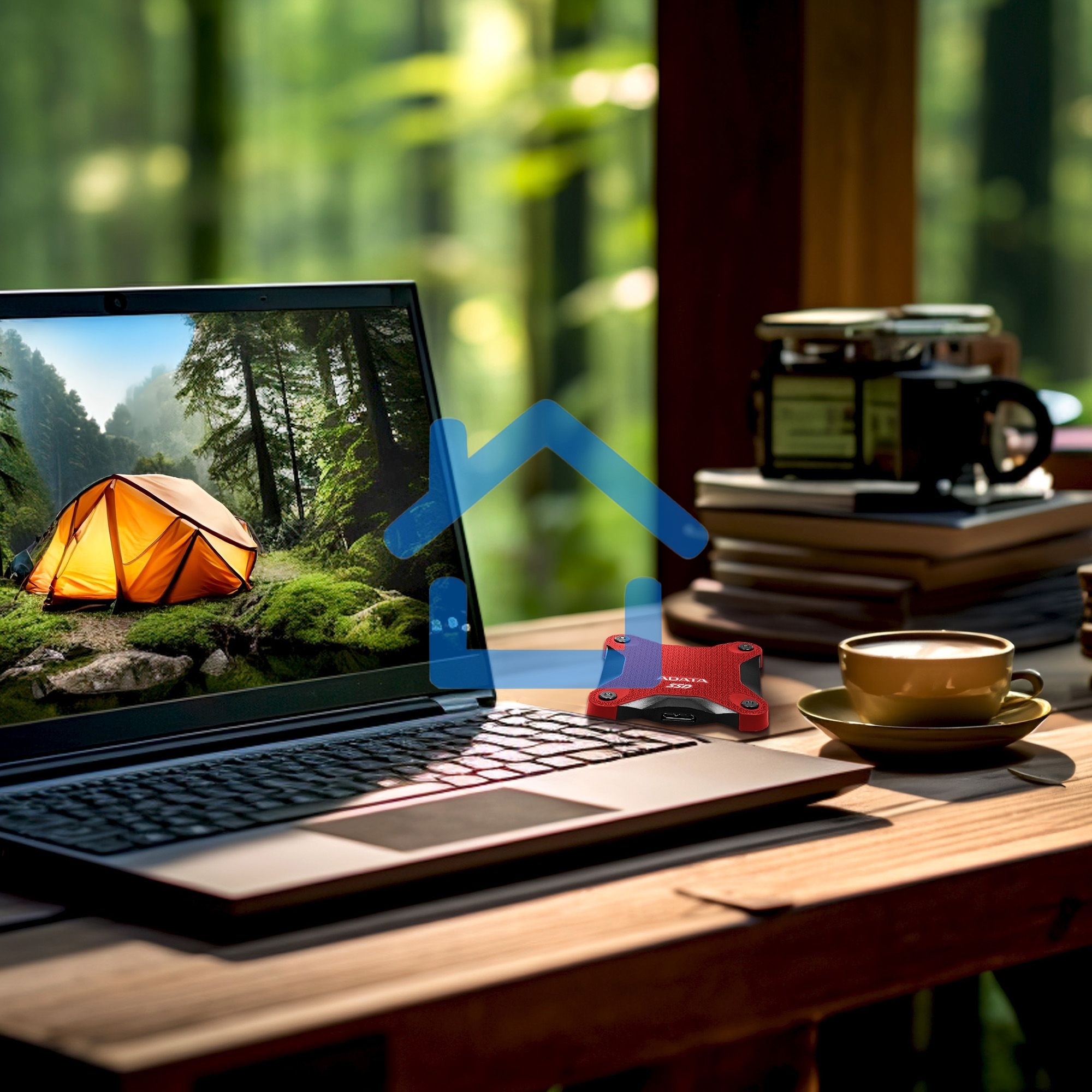 Внешний накопитель SSD   1Tb A-DATA SD620, External, USB 3.2, [R/W -550/500 MB/s] красный