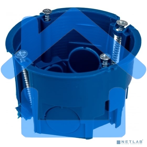 Коробка установочная С3 d68х45 для полых стен (с саморезами и пластик. лапками) IEK UKG10-068-045-000-P-UO