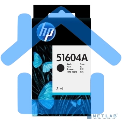 Картридж струйный HP 51604A черный for plain paper