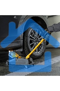 Домкрат гидравлический подкатной Denzel, 2 т, 135-385 мм 51230