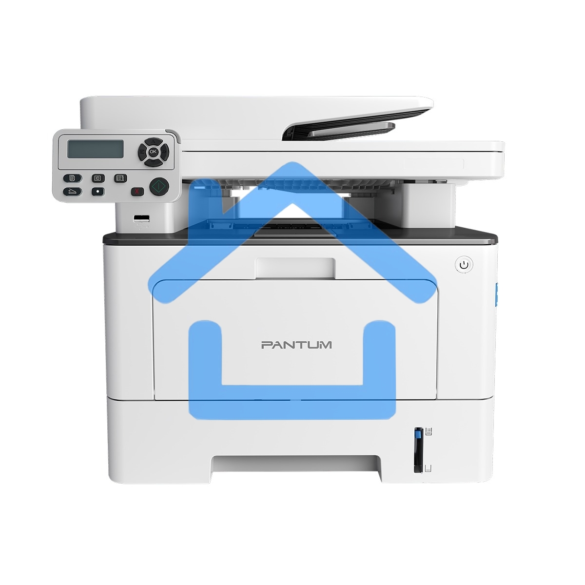 МФУ лазерное Pantum BM5100ADN, A4, ч/б, печ. до 40 стр/мин., скан. до 24 стр/мин., 1200 x 1200 dpi, USB, RJ-45