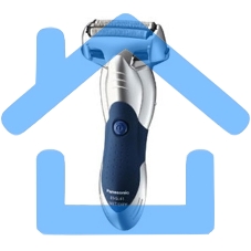 Электробритва сетчатая Panasonic ES-SL41-S520 реж.эл.:3 питан.:аккум. серый/синий