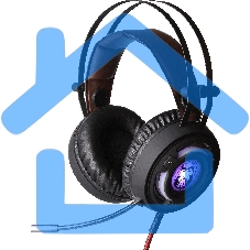 Игровая стереогарнитура QUMO AVALON GHS006 Avalon, подсветка, интерфейс USB + 3.5 jack